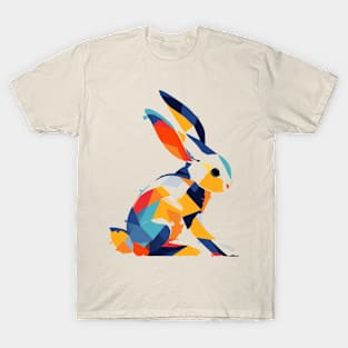 Picasso Style Rabbit T-Shirt